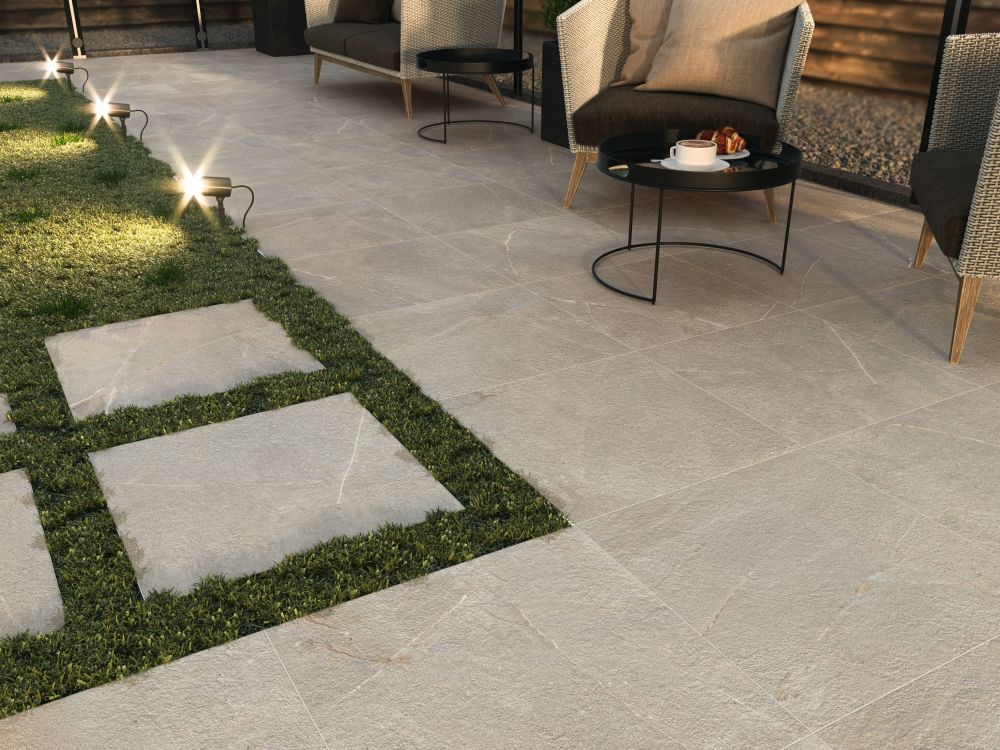 24 X 24 Madison Bone Matte Limestone Look Porcelain Tile-PORCELAIN-Large Format-American Tile Depot