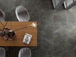 24 X 48 Madison Grafito Matte Limestone Look Porcelain Tile-PORCELAIN-Large Format-American Tile Depot