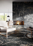 24 X 48 Markina Gold Polished Marble Look Porcelain Tile