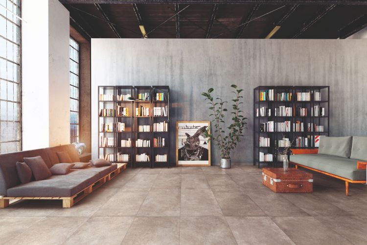 24 X 48 Materika Greige Matte Concrete Look Porcelain Tile-PORCELAIN-Large Format-American Tile Depot