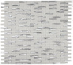 Metal Aluminum Linear Mosaic Wall Tile-Mixed Mosaic-American Tile Depot