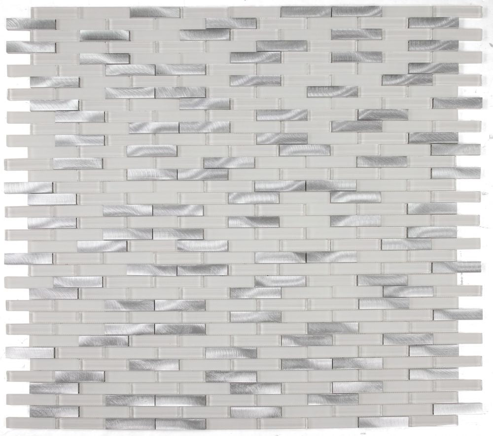 Sample of Metal Aluminum Linear Mosaic Wall Tile-Sample-American Tile Depot