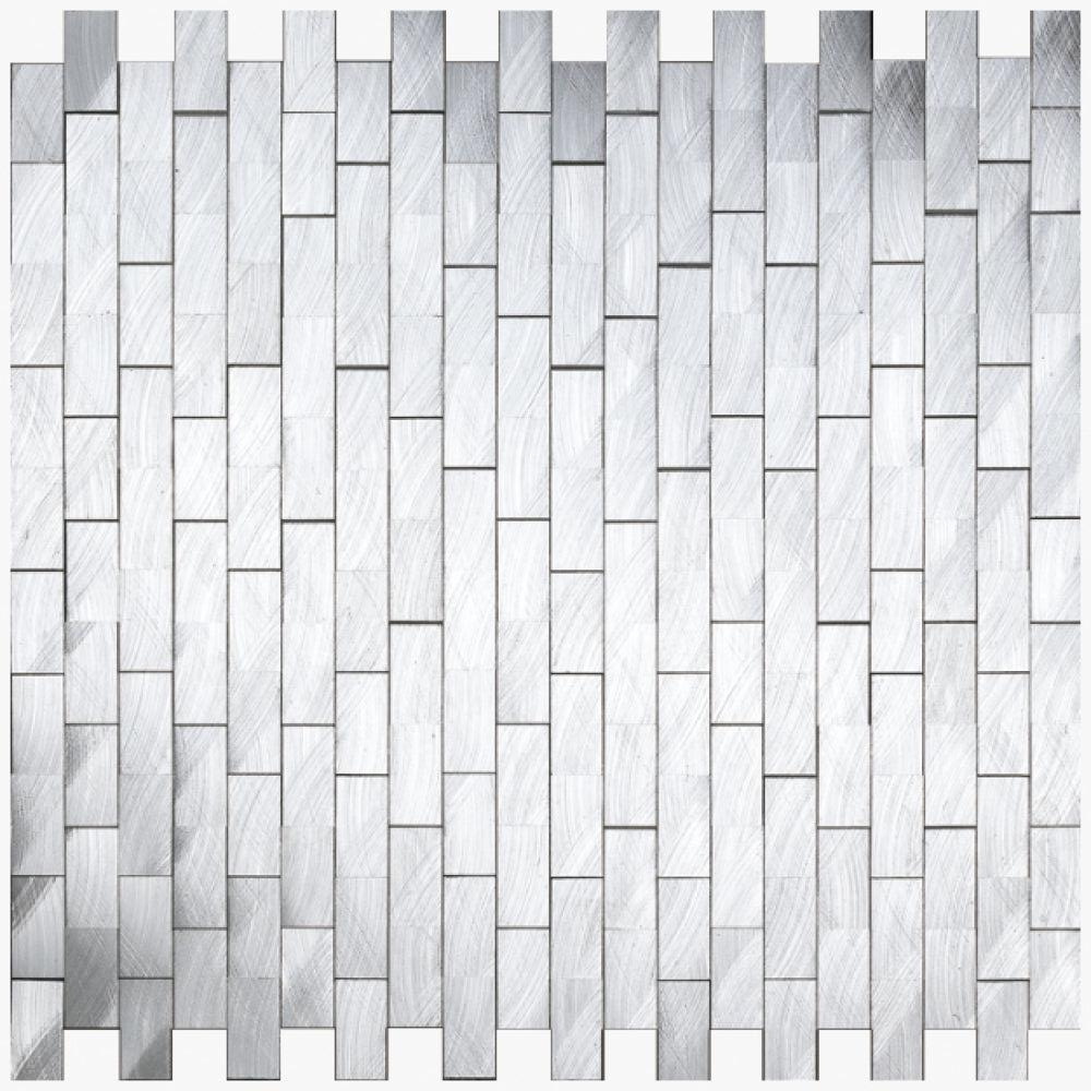 Metal Mythos Linear Mosaic Wall Tile-Metal Mosaic-American Tile Depot