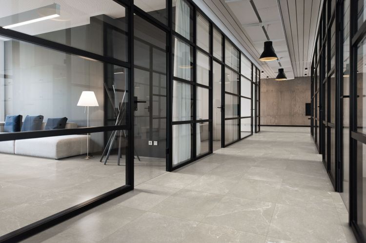 24 X 48 Milano Greige Nat Matte Limestone Look Porcelain Tile-PORCELAIN-Large Format-American Tile Depot