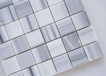 2 X 2 Mink Marmara Equator Marble Polished Mosaic Tile