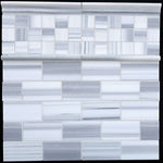 2 X 2 Mink Marmara Equator Marble Polished Mosaic Tile