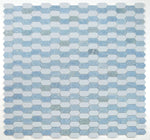 Zeta Crystal Ocean Polished Elongated Hexagon Marble Mosaic Tile-Marble Mosaic-American Tile Depot