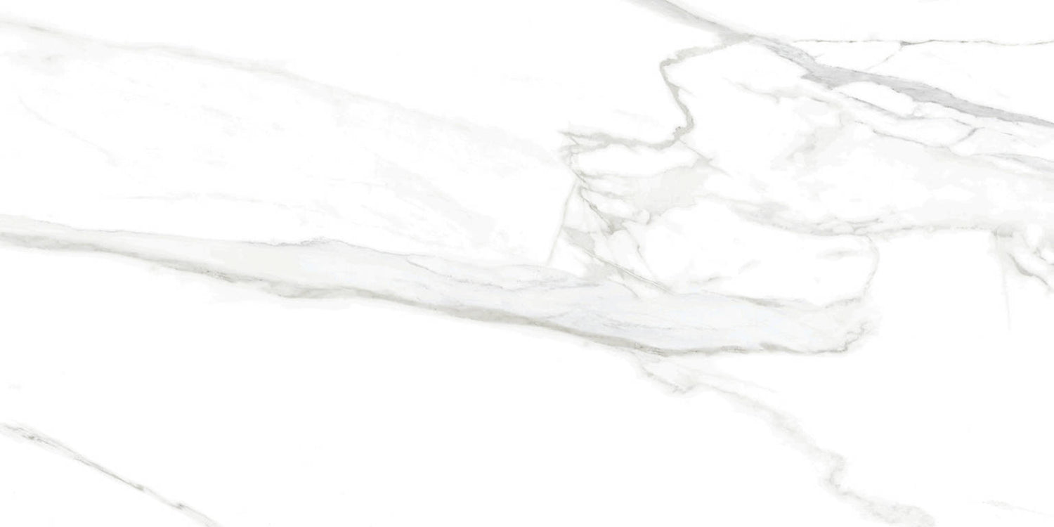 Sample of 12 X 24 Naples White Matte Marble Look Porcelain Tile-Sample-American Tile Depot