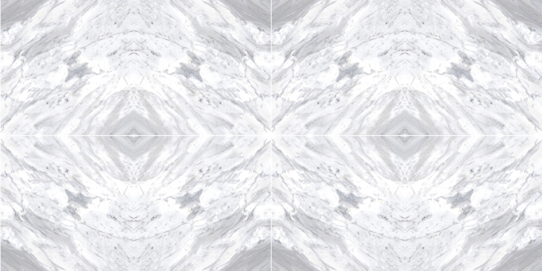 24 X 48 New Bianco Carrara Bookmatch Polished Marble Look Porcelain Tile-Porcelain Tile Large Formate-American Tile Depot