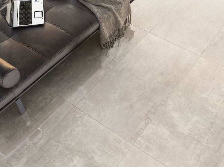 24 X 48 NG Alaska Grey Concrete Look Polished Porcelain Tile-PORCELAIN-Large Format-American Tile Depot