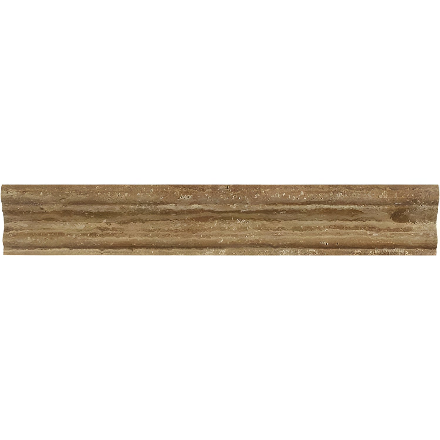 Noce Exotic Travertine (Vein-Cut) Honed & Unfilled Milano (Crown / Mercer) Molding Trim-Travertine Molding/Trim-American Tile Depot