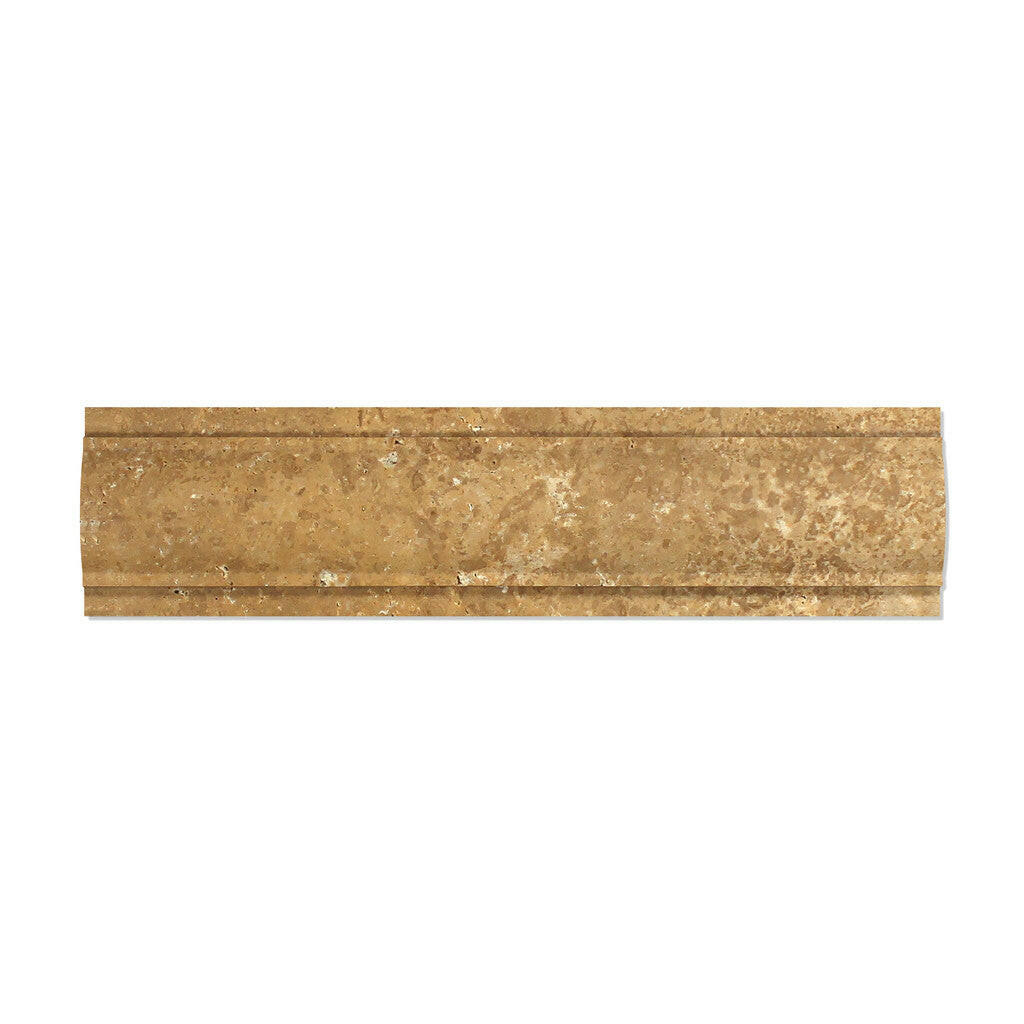 Noce Travertine Honed Arch / Baldwin Trim Molding-Travertine Molding/Trim-American Tile Depot