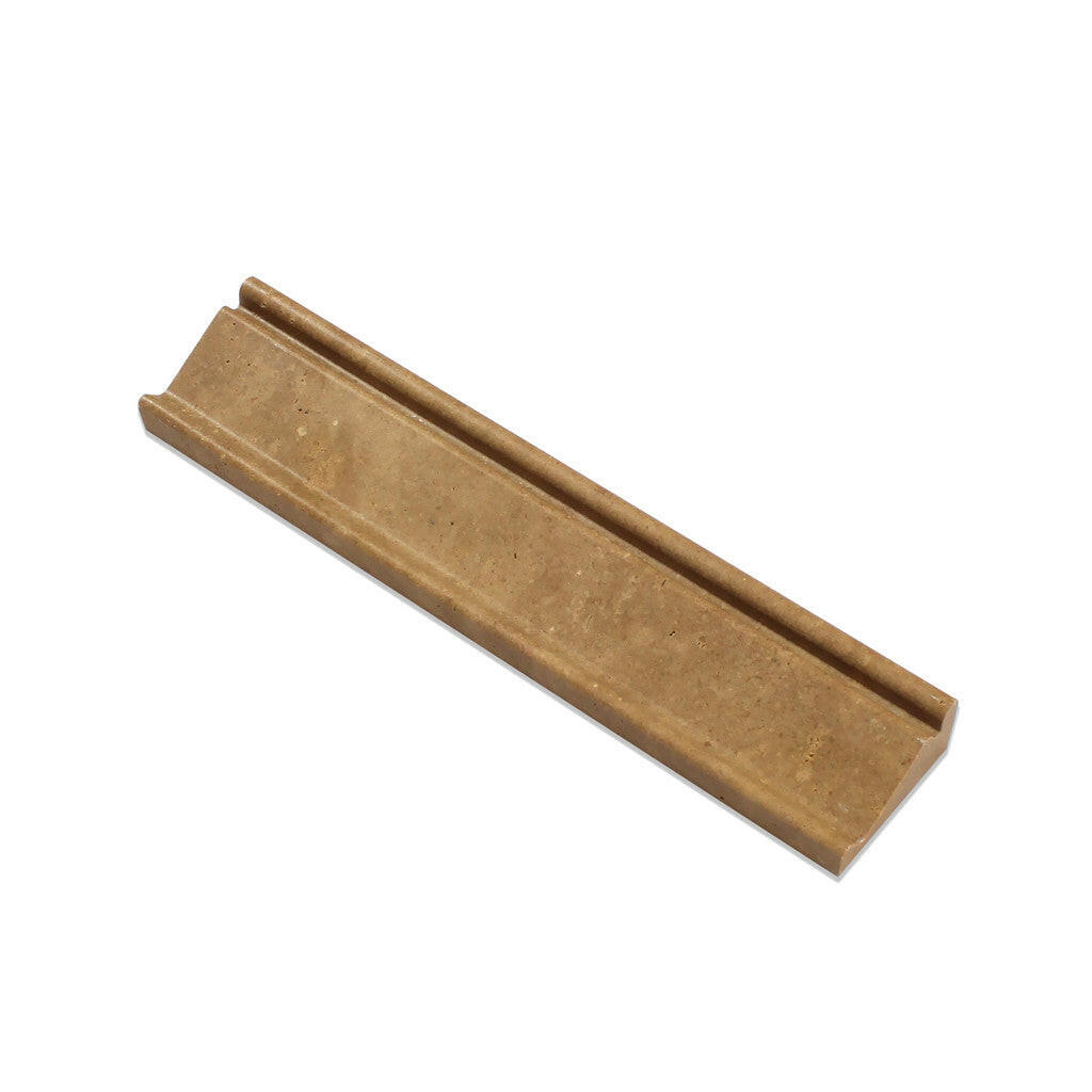 Noce Travertine Honed Crown - Mercer Molding Trim-Travertine Molding/Trim-American Tile Depot