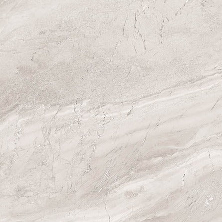 24 X 24 Nordic Sky White Polished Marble Look Porcelain Tile-Porcelain Tile Large Formate-American Tile Depot