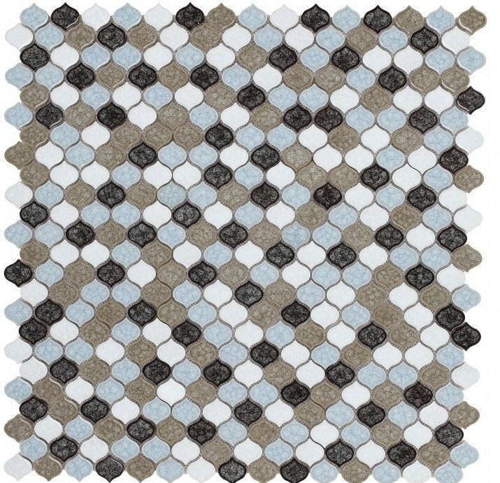 Oasis Abby Arabesque Mosaic Wall Tile-Ceramic Tile-American Tile Depot