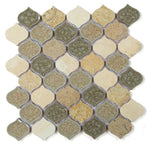 Oasis Autumn Arabesque Mosaic Wall Tile-Mixed Mosaic-American Tile Depot