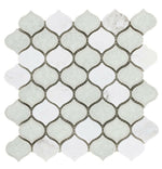 Oasis Carrara Arabesque Mosaic Wall Tile-Mixed Mosaic-American Tile Depot