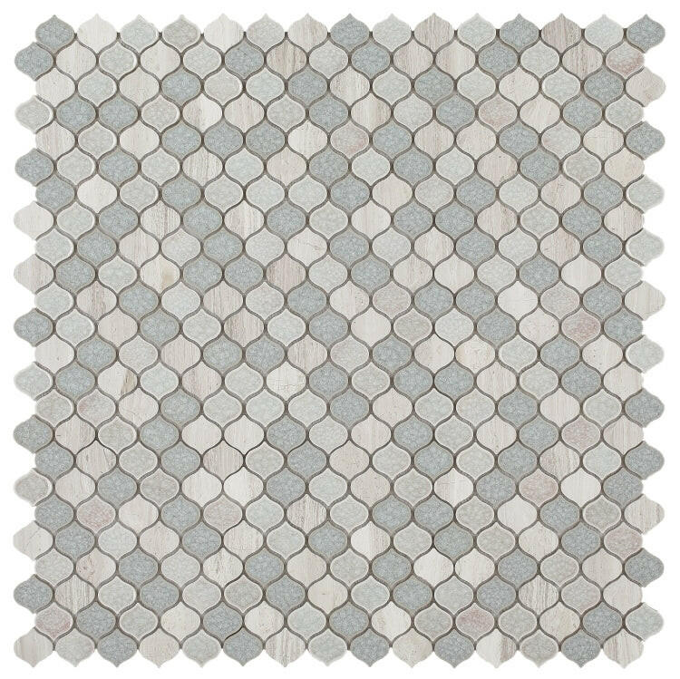 Oasis Flare Arabesque Mosaic Wall Tile-Mixed Mosaic-American Tile Depot