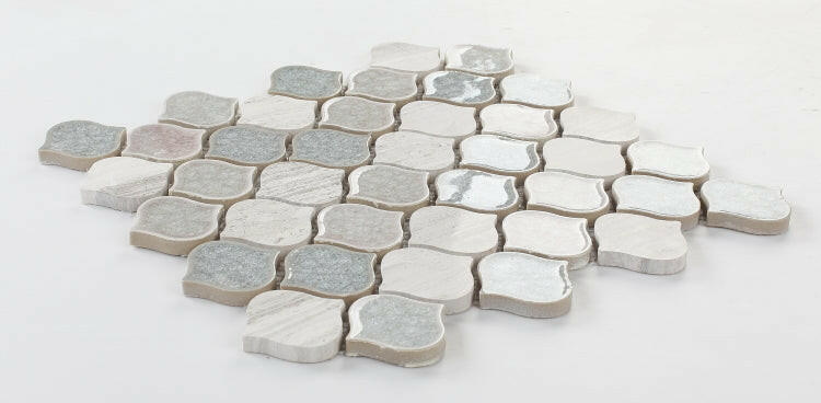 Oasis Flare Arabesque Mosaic Wall Tile-Mixed Mosaic-American Tile Depot