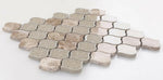 Oasis Light Emperador Arabesque Mosaic Wall Tile-Mixed Mosaic-American Tile Depot