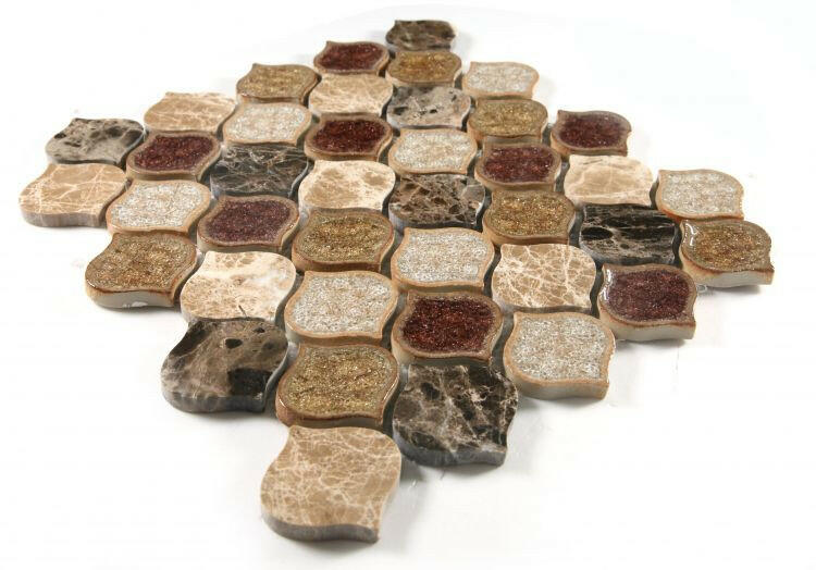 Oasis Princess Arabesque Mosaic Wall Tile-Mixed Mosaic-American Tile Depot