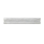 Oriental White / Asian Statuary Marble Polished F-8 Chair Rail Molding Trim-Marble Molding/Trim-American Tile Depot