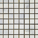 5/8 X 5/8 Oriental White / Asian Statuary Marble Polished Mosaic Tile