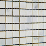 5/8 X 5/8 Oriental White / Asian Statuary Marble Polished Mosaic Tile