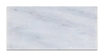 6 X 12 Oriental White / Asian Statuary Marble Honed Subway Brick Field Tile