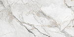 24 X 48 Orlando White Polished Marble Look Porcelain Tile-Porcelain Tile Large Formate-American Tile Depot