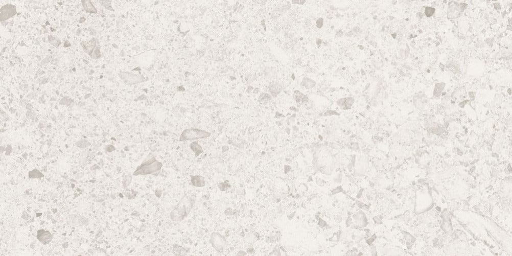 24 X 48 Orobica Bianca Matte Terrazzo Look Porcelain Tile-PORCELAIN-Large Format-American Tile Depot