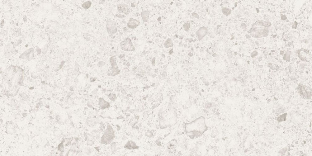 24 X 48 Orobica Bianca Matte Terrazzo Look Porcelain Tile-PORCELAIN-Large Format-American Tile Depot