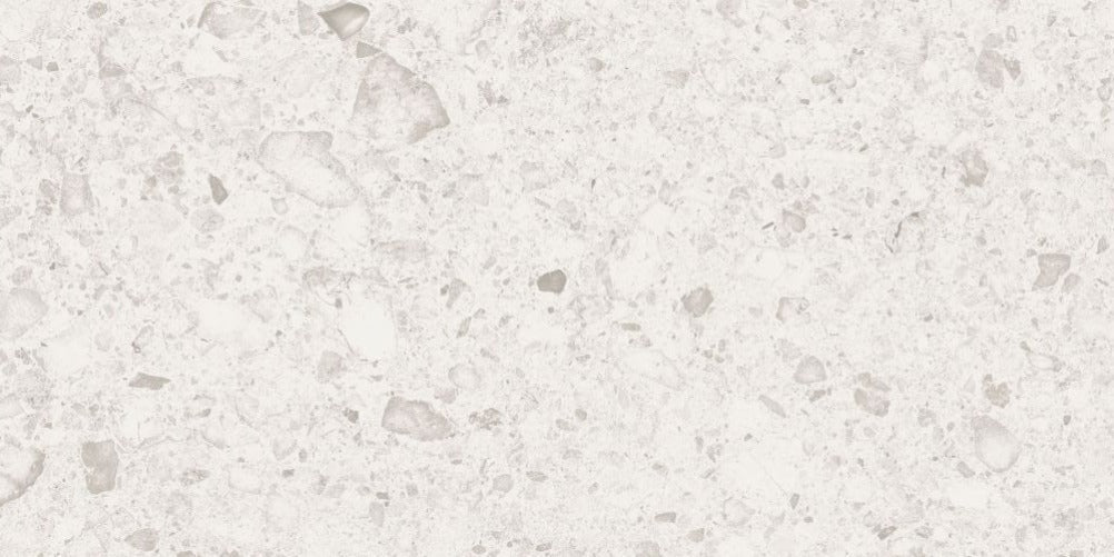 24 X 48 Orobica Bianca Matte Terrazzo Look Porcelain Tile-PORCELAIN-Large Format-American Tile Depot