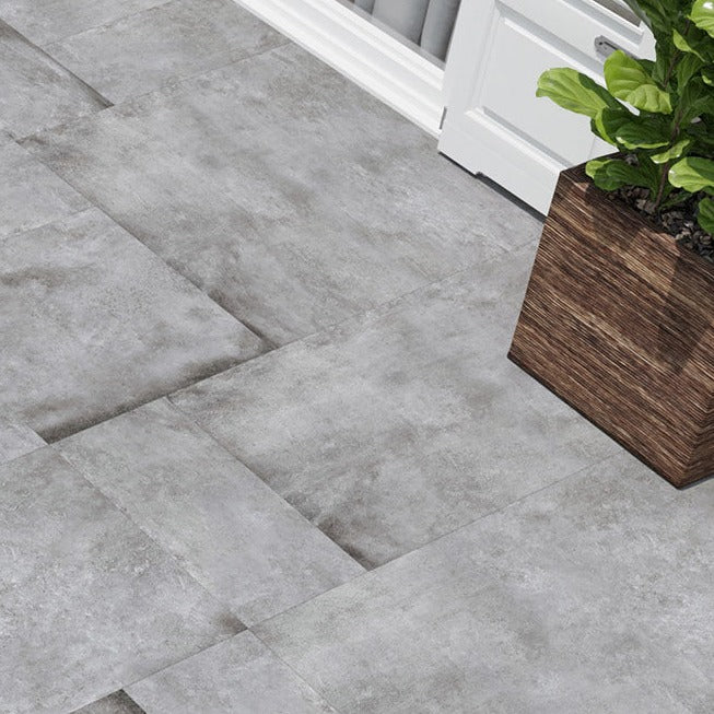 24 X 24 Clay Gray Matte Outdoor Porcelain Paver