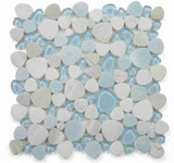 Sample of Preach Sky Pebble Mosaic Tile-Sample-American Tile Depot