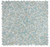 Sample of Preach Sky Pebble Mosaic Tile-Sample-American Tile Depot