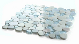 Preach Sky Pebble Mosaic Tile-Mixed Mosaic-American Tile Depot