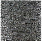 Perry Black Mini Brick Pearl Mosaic Wall Tile-Pearl Mosaic-American Tile Depot