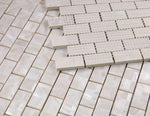 Perry Large Brick Pearl Mosaic Wall Tile-Pearl Mosaic-American Tile Depot