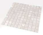 Perry White Square Pearl Mosaic Wall Tile-Pearl Mosaic-American Tile Depot