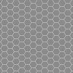 Phoenix Stoneglass XL Grey Matte Hexagon Glass Mosaic Tile-Recycled Glass Mosaic-American Tile Depot