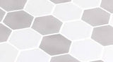 Phoenix Stoneglass XL Soft Matte Hexagon Glass Mosaic Tile