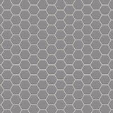 Phoenix Stoneglass XL Grey Matte Hexagon Glass Mosaic Tile