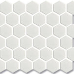 Phoenix Stoneglass XL Gainsboro Matte Hexagon Glass Mosaic Tile-Recycled Glass Mosaic-American Tile Depot