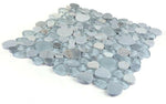 Preach Blue Pebble Mosaic Tile-Mixed Mosaic-American Tile Depot