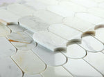 Precious Stone Piano Calacatta Gold Polished Arch Marble Mosaic Tile-Marble Mosaic-American Tile Depot