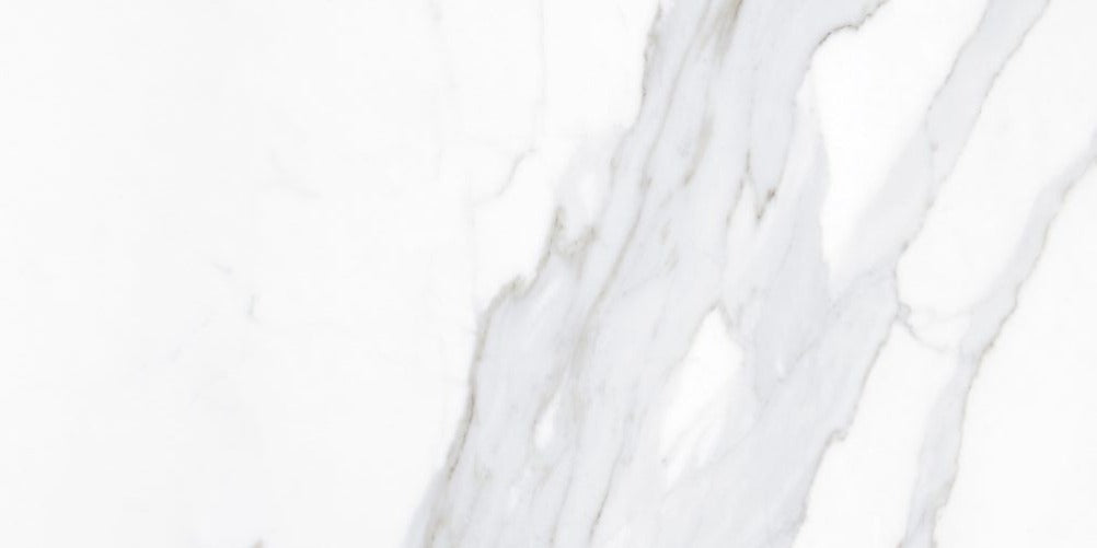 24 X 48 Prestigio Calacatta Lucido Polished Marble Look Porcelain Tile-PORCELAIN-Large Format-American Tile Depot