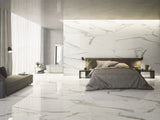 12 X 24 Prestigio Calacatta Soft Matte Marble Look Porcelain Tile