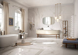 24 X 48 Prestigio Statuario Lucido Polished Marble Look Porcelain Tile-PORCELAIN-Large Format-American Tile Depot