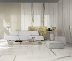 24 X 48 Prexious White Fantasy Matte Marble Look Porcelain Tile-PORCELAIN-Large Format-American Tile Depot